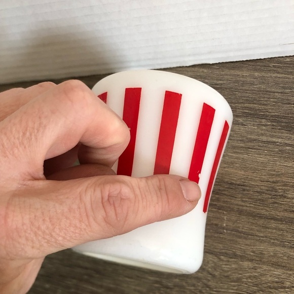 Vtg Federal Glass Striped Mug - Picture 12 of 13